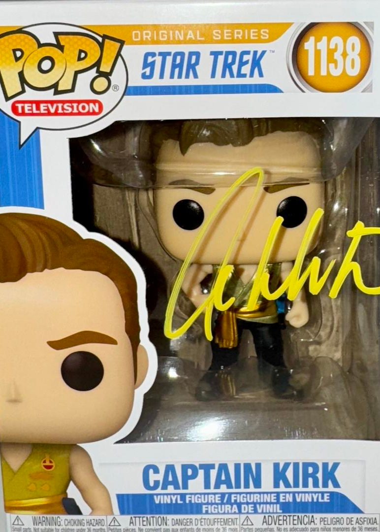 William Shatner Signed Funko Pop #1138 "Captain Kirk" (Star Trek) - JSA COA